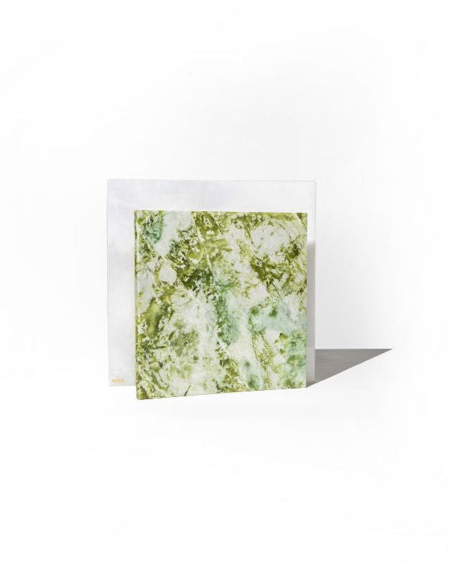 019 Emeryl Arc Wide Pinched Marble Vase