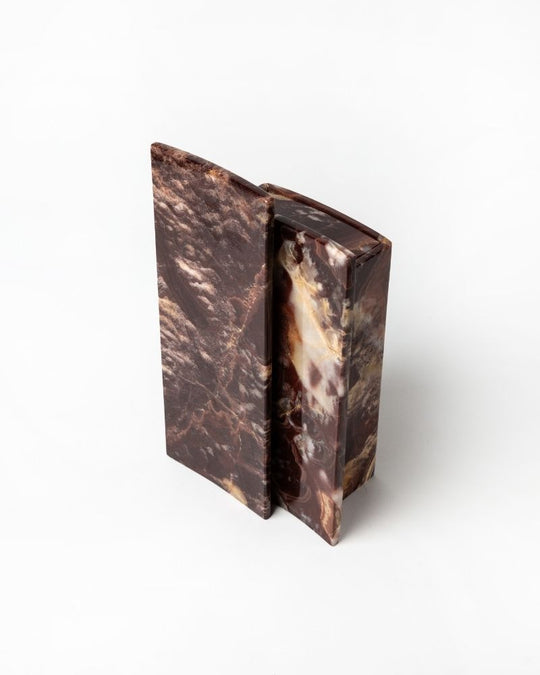 001 Scarlet Arc Marble Tissue Box