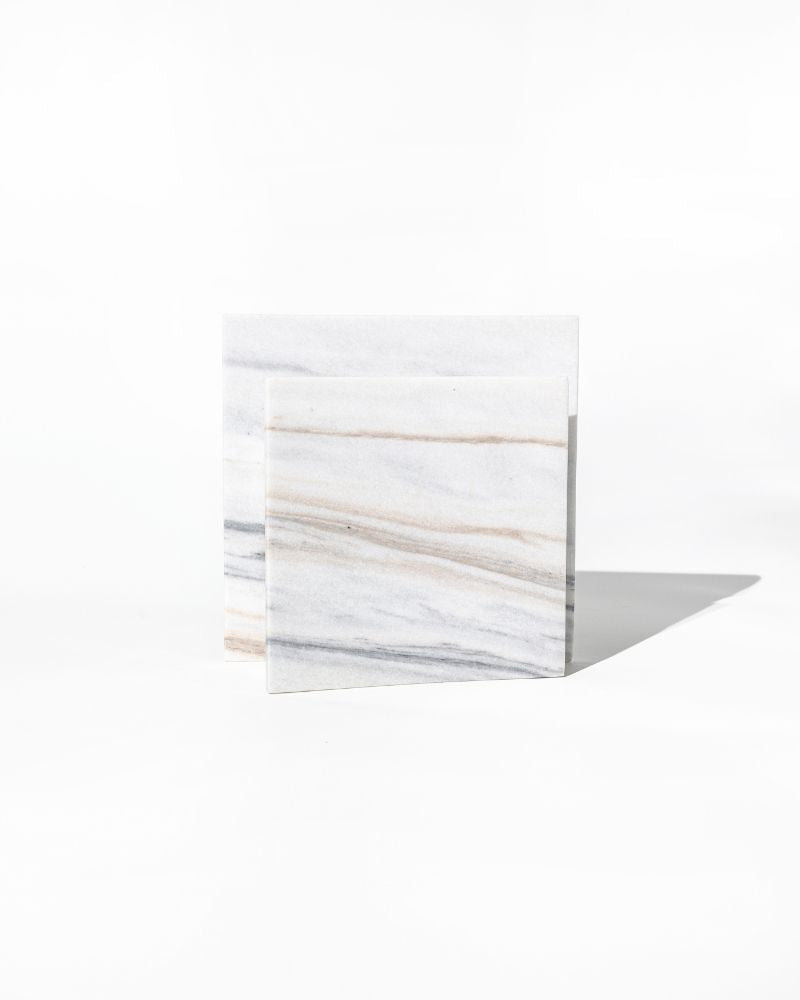 017 Covo Arc Wide Pinched Marble Vase