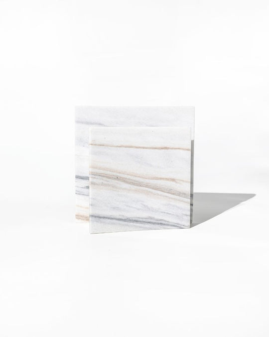 017 Covo Arc Wide Pinched Marble Vase