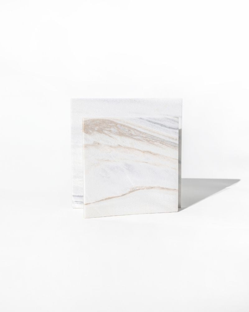 018 Covo Arc Wide Pinched Marble Vase