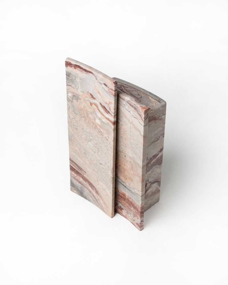 042 Ombros Arc Marble Tissue Box