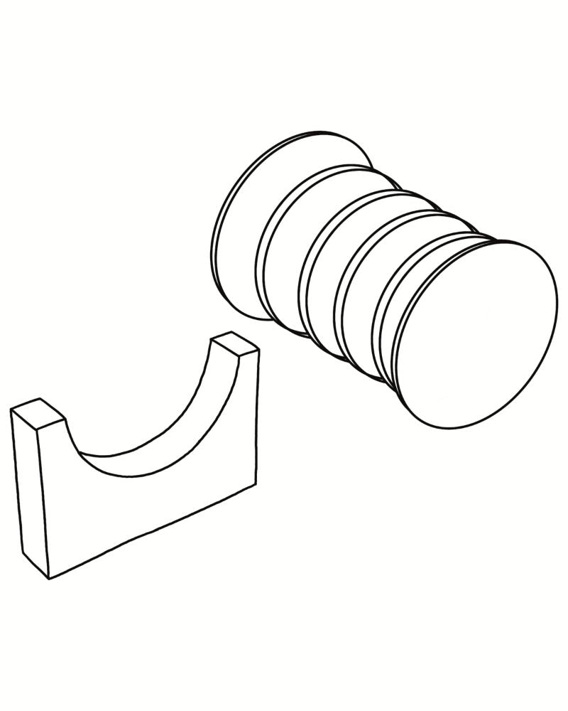 Big Sunrise Marble Vase Caramel Onyx