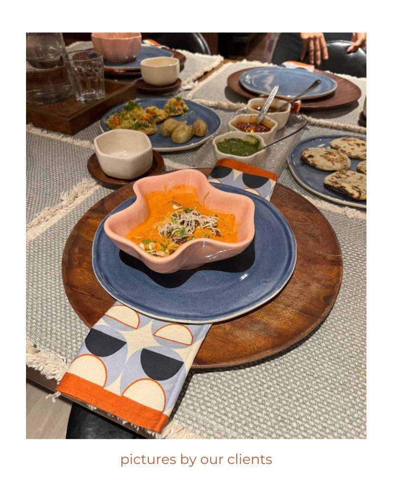 Floret Soup Bowl Blush (Set of 2) - Ware Innovations Mumbai