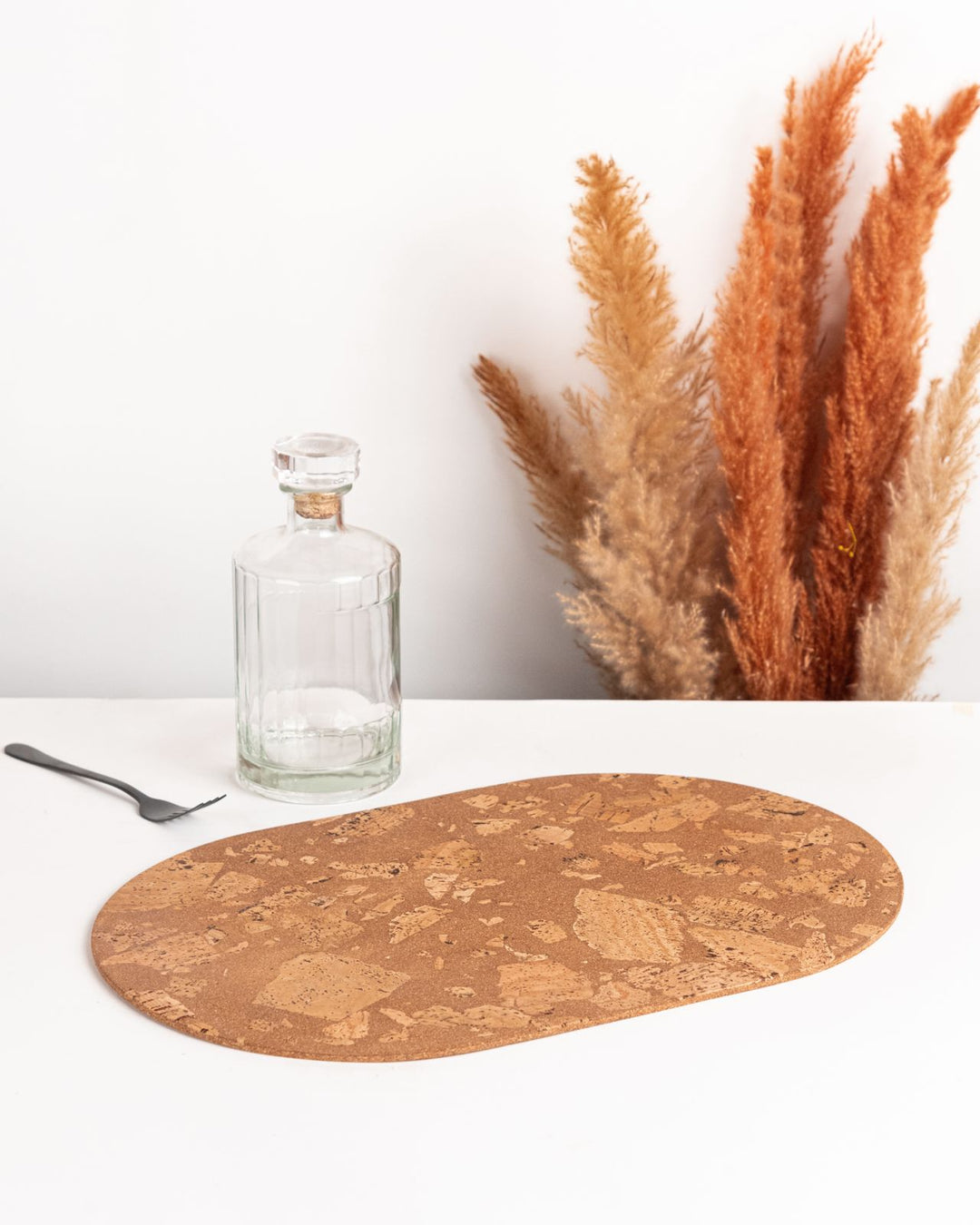 Fuse Oval Table Mat - White (Set of 2)