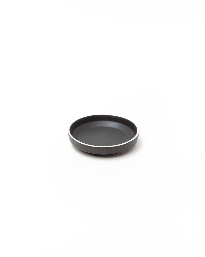 Luna 5.5in Dessert Plate Matt Black (Set of 2)