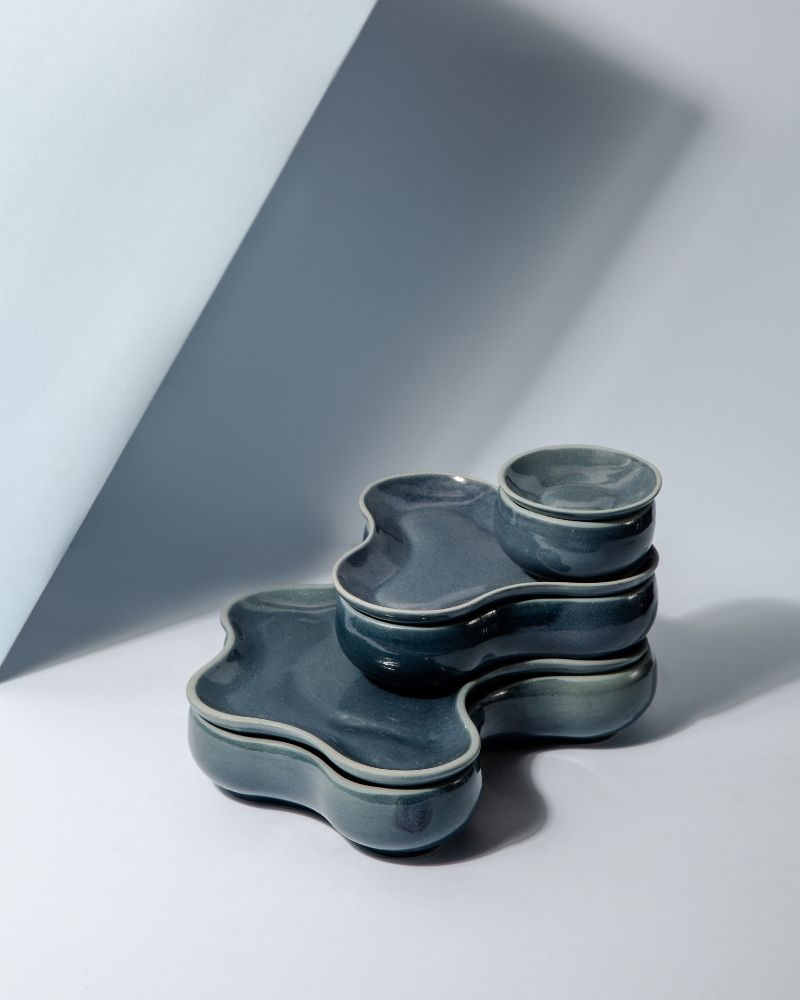 Pivot Big Main Course Serving Set Midnight Blue (6 Pieces)