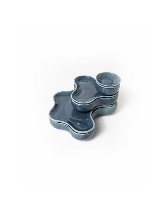 Pivot Big Main Course Serving Set Midnight Blue (6 Pieces)