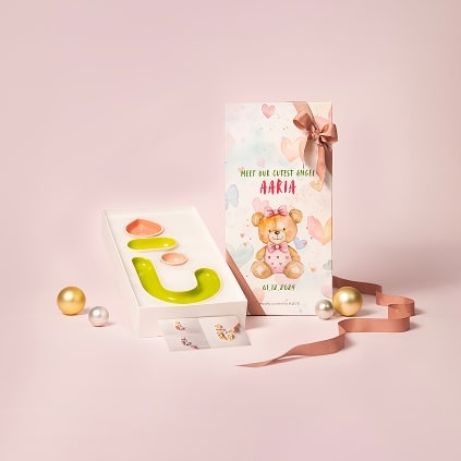 Birth Announcement Gift for Aaria
