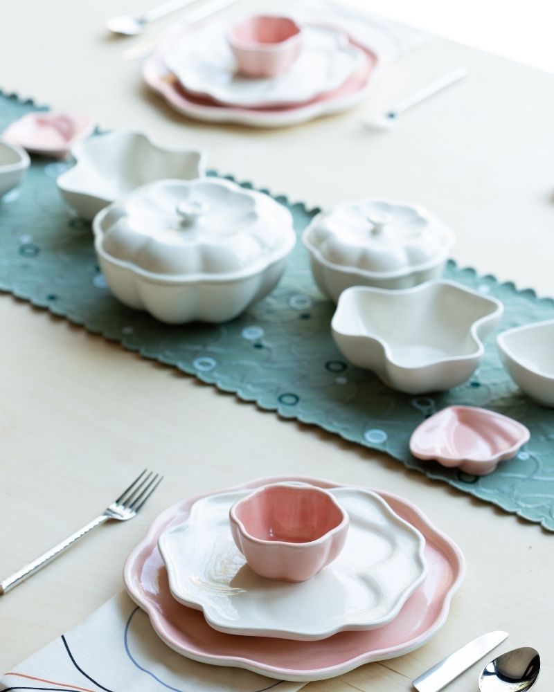 Blush Cherry Blossom Dinner Set (3 pieces)
