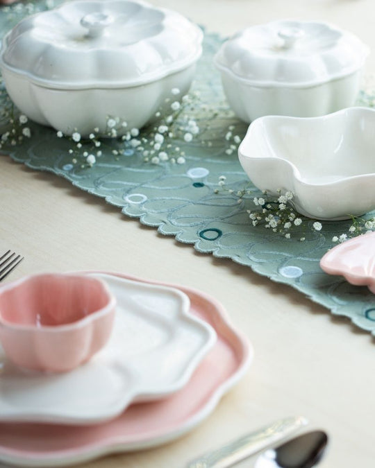 Blush Cherry Blossom Dinner Set (3 pieces)