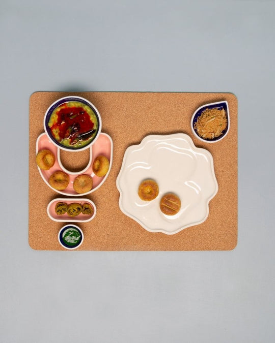 Dal Baati Table Setting (6 Pieces)