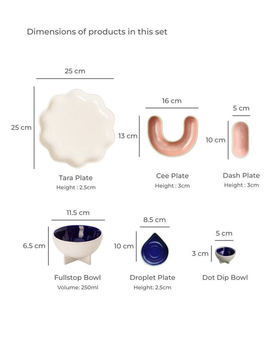 Dal Baati Table Setting (6 Pieces)