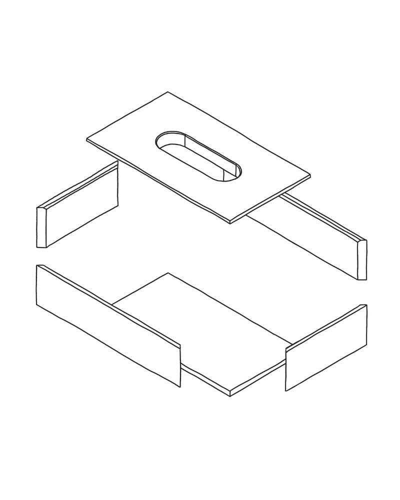 Néro Gravità Tissue box