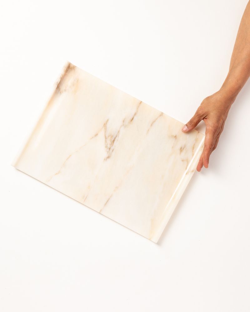 Big Lush Michelangelo Marble Tray - Gift Set