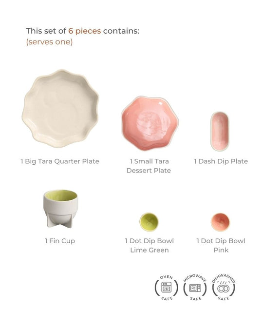 Mood-maker Breakfast Set  (6 Pieces)