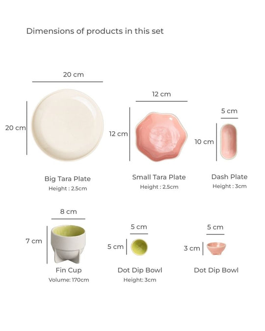 Mood-maker Breakfast Set  (6 Pieces)