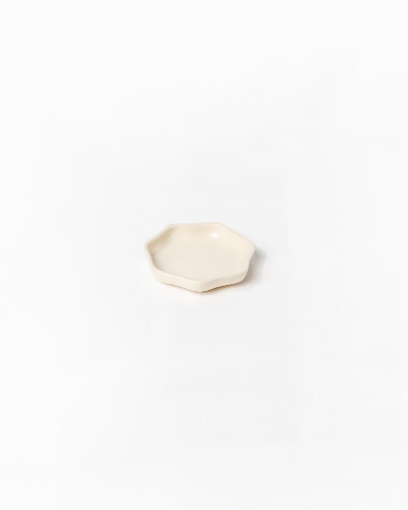 Small Tara 4.8in Dessert Plate Nude (In & Out) (Set of 2)