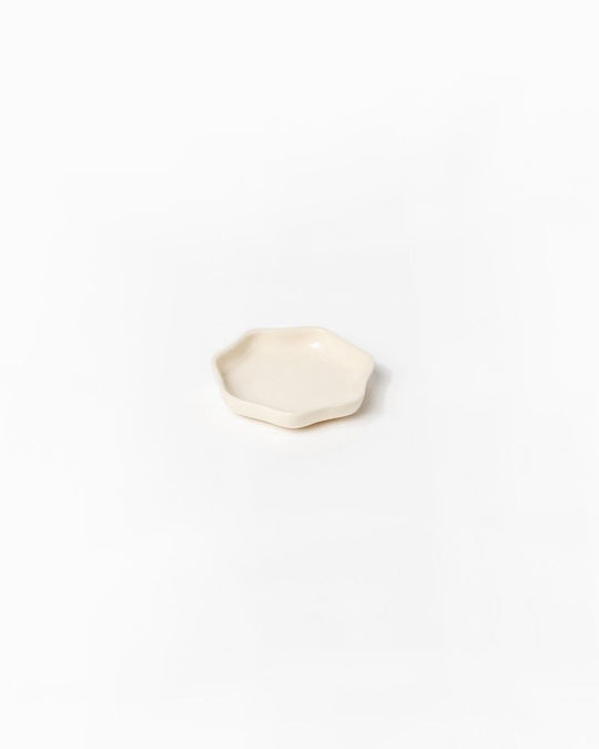 Small Tara 4.8in Dessert Plate Nude (In & Out) (Set of 2)