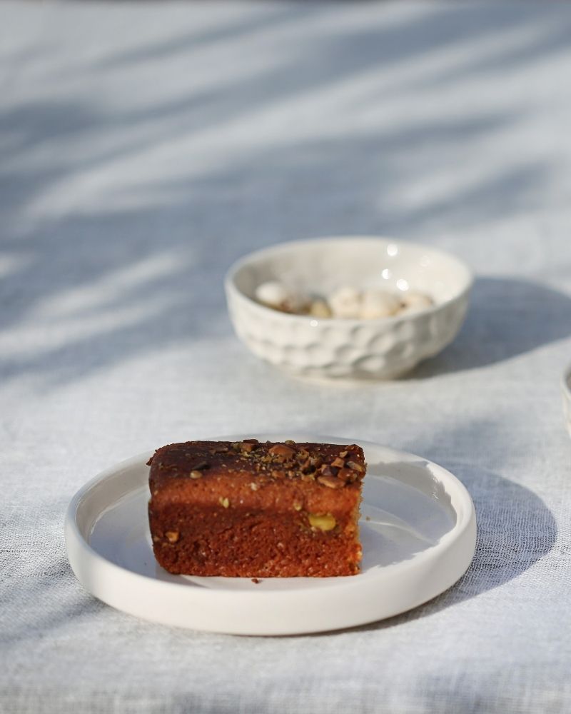 Sola 8in Quarter Plate Nude (Set of 2)