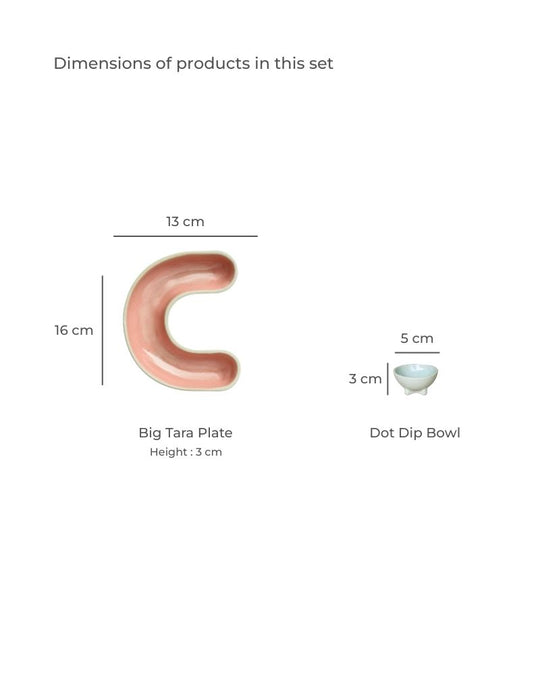 Sushi Dimsum Table Setting  (4 Pieces)