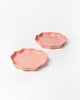 Big Tara 7.6in Quarter Plate Pink(In & Out) (Set of 2)