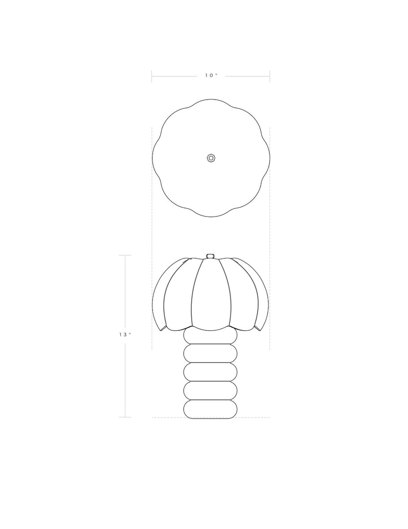 Dahlia Table Lamp
