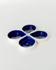 Droplet 4in Dessert Plate Deep Blue (Set of 4)