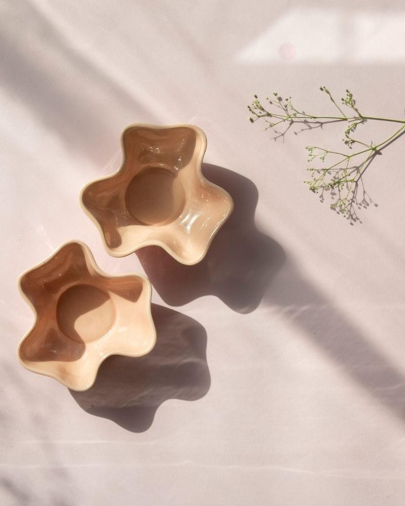 Floret Soup Bowl Blush (Set of 2) - Ware Innovations Mumbai