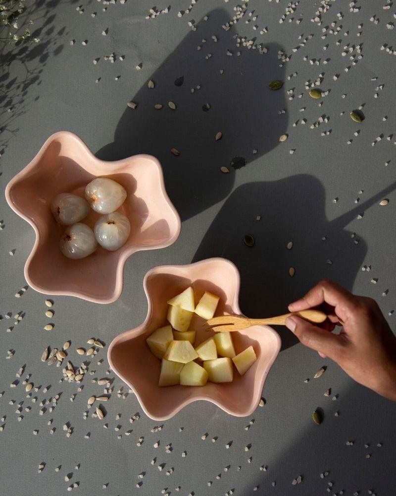 Floret Soup Bowl Blush (Set of 2) - Ware Innovations Mumbai