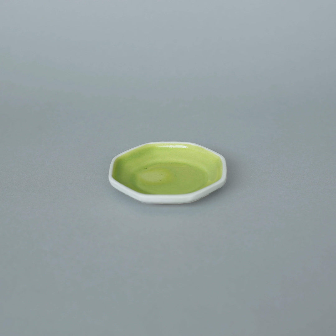 Ware Innovations Mumbai Lime Green Hex Plate (Set of 2)