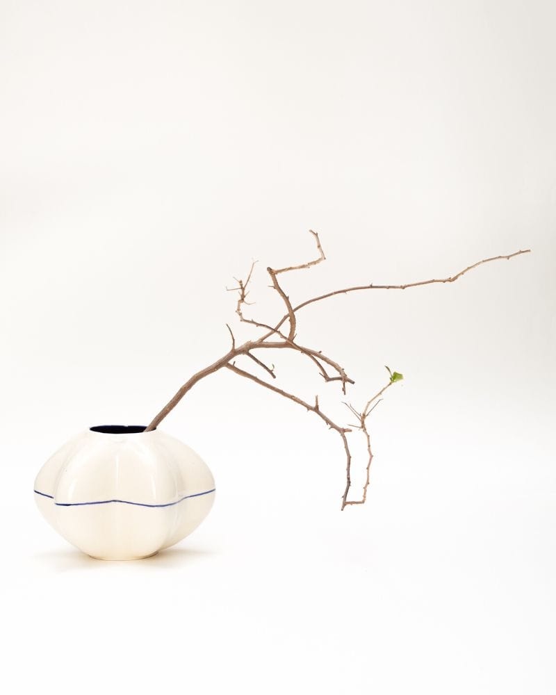 Ware Innovations Mumbai Vases Bred Vase Deep Blue