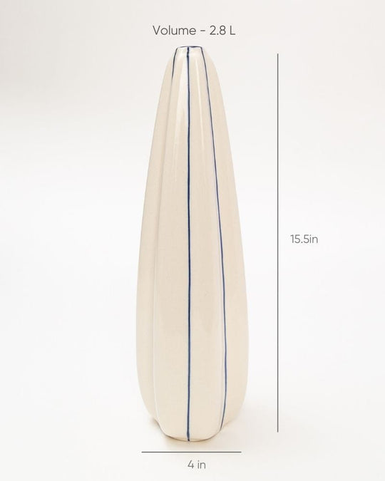 Ware Innovations Mumbai Vases Lang Vase Deep Blue