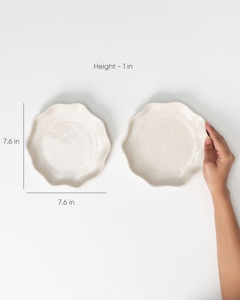 Ware Innovations Plates Nude Big Tara Quarter Plate Nude (Set of 2)