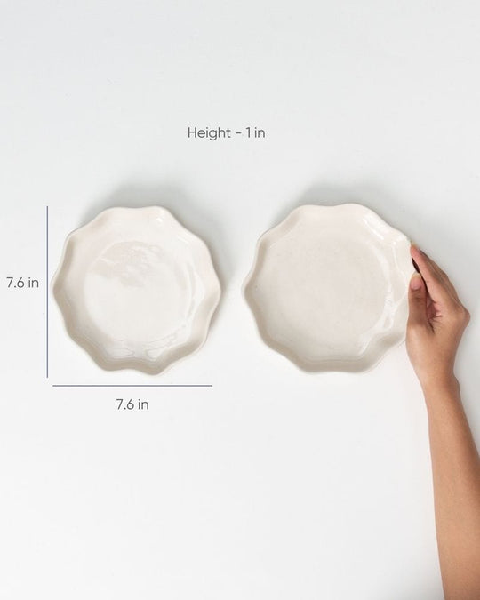 Ware Innovations Plates Nude Big Tara Quarter Plate Nude (Set of 2)