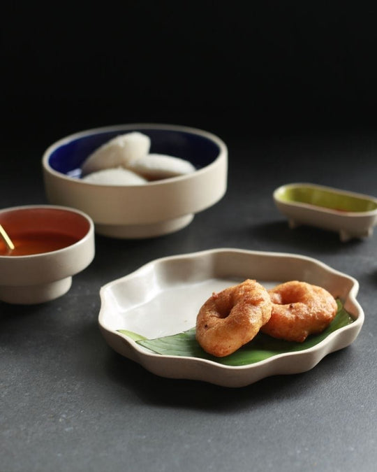 Big Tara Quarter Plate in Nude