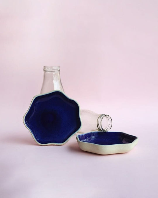 Ware Innovations Plates Deep Blue / 122x122x24mm Small Tara Dessert Plate Deep Blue (Set of 2)