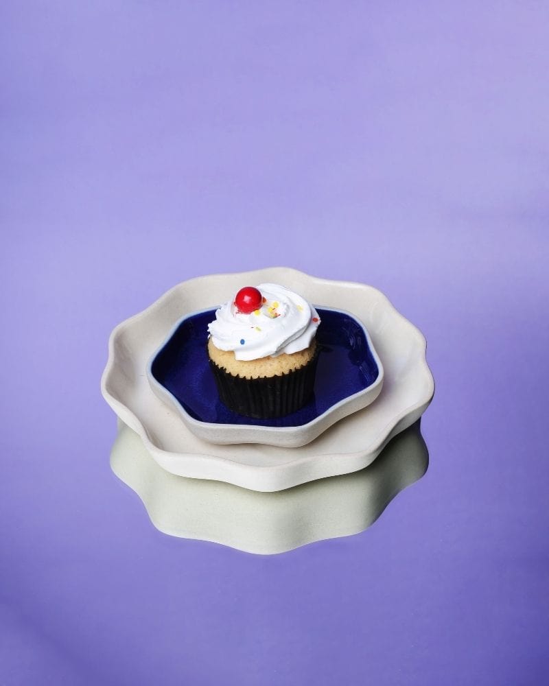 Ware Innovations Plates Deep Blue / 122x122x24mm Small Tara Dessert Plate Deep Blue (Set of 2)