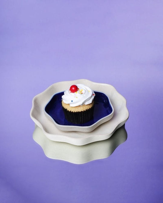 Ware Innovations Plates Deep Blue / 122x122x24mm Small Tara Dessert Plate Deep Blue (Set of 2)