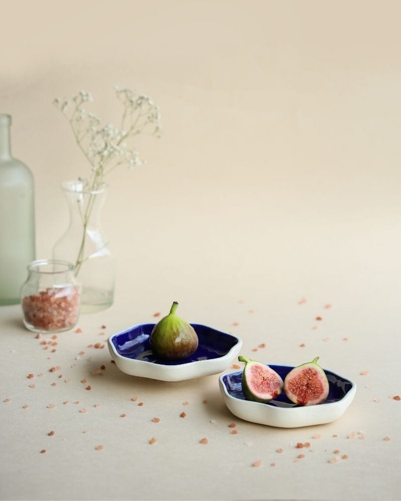 Ware Innovations Plates Deep Blue / 122x122x24mm Small Tara Dessert Plate Deep Blue (Set of 2)