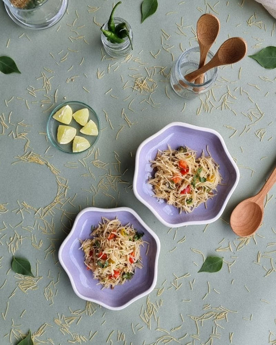 Ware Innovations Plates Lilac / 122 x 122 x 24 mm/4.8 x 4.8 x 0.9in Small Tara Dessert Plate Lilac (Set of 2)