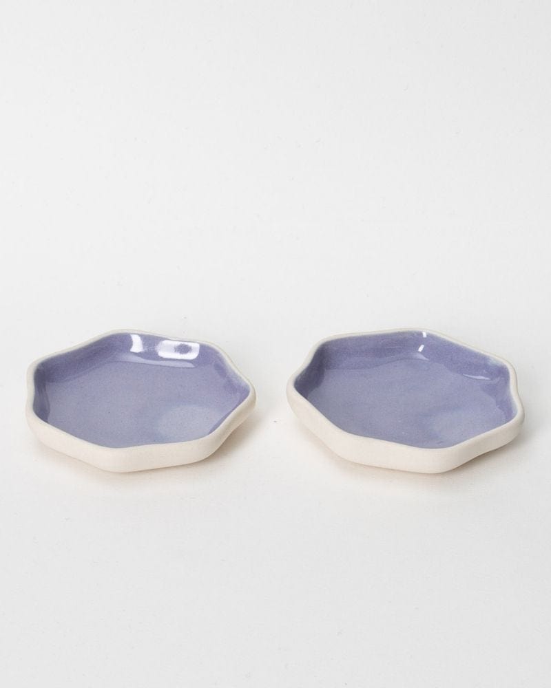 Ware Innovations Plates Lilac / 122 x 122 x 24 mm/4.8 x 4.8 x 0.9in Small Tara Dessert Plate Lilac (Set of 2)