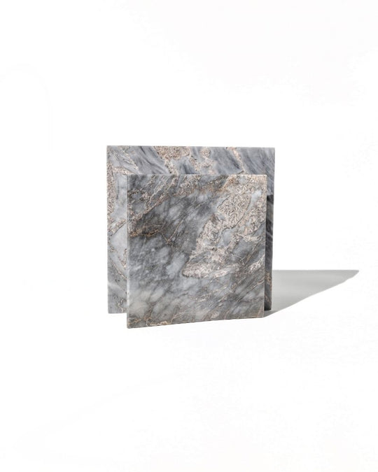 005 Obrin Arc Wide Pinched Marble Vase