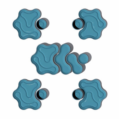 Hyphen Dip Plate Deep Blue (Set of 4)