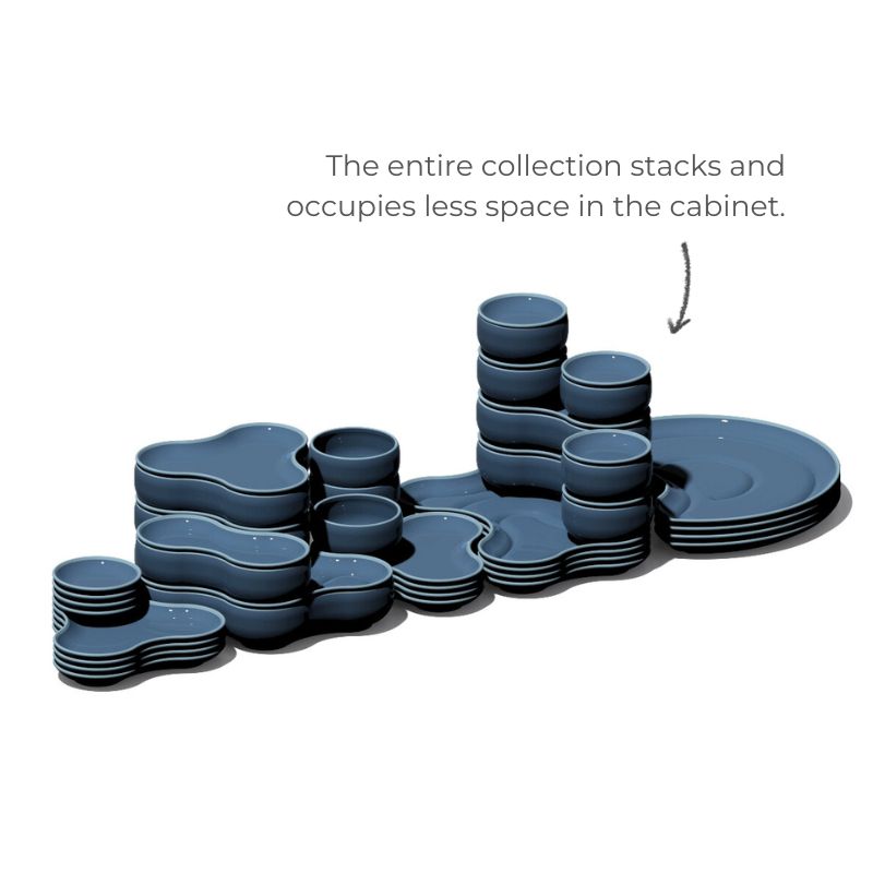 Pivot Dinner Spread Midnight Blue (23 pieces)