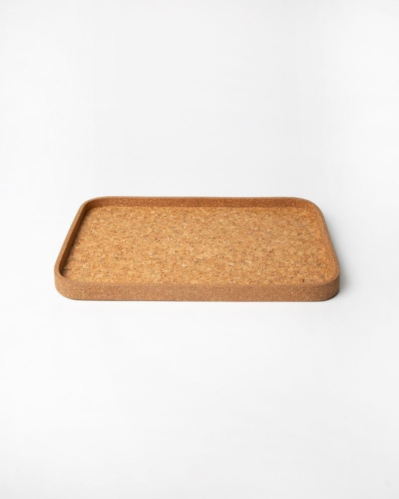 Plump Rectangular Large Cork Tray