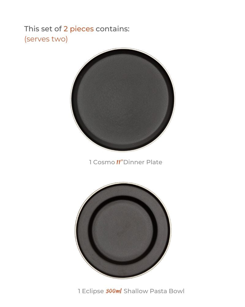 Dip and Crisps Snack Plate Set