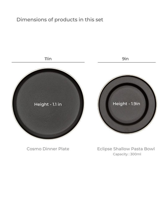 Dip and Crisps Snack Plate Set