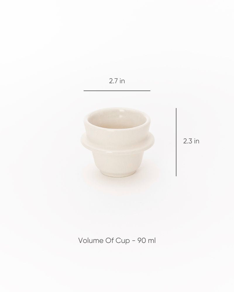 Orbit 90ml Espresso Cup Nude (Set of 2) - Gift Set