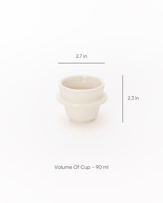 Orbit 90ml Espresso Cup Nude (Set of 2) - Gift Set